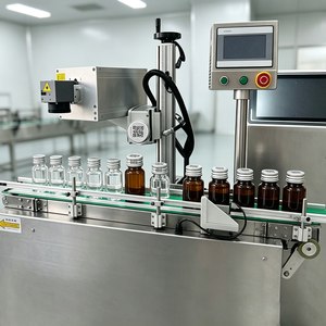 Máquina de Grabado Láser UV de Precisión de 10w para Tapas de Botellas Pequeñas, Etiquetas de Seguimiento de Información del Producto con Código QR Permanente, 2000 Botellas/H - Product Image 1