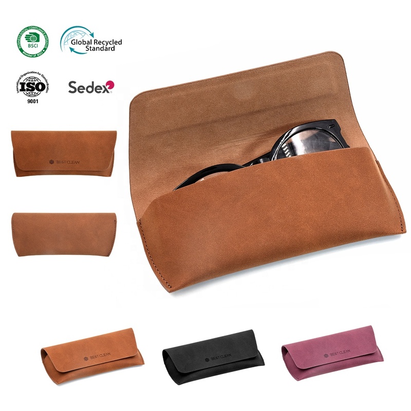 Bestpackaging Luxury Leather Sunglass Soft case