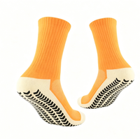 Chaussettes de football antidérapantes personnalisées pour la course à pied Chaussettes de football à poignée Chaussettes de compression professionnelle unisexe pour hommes