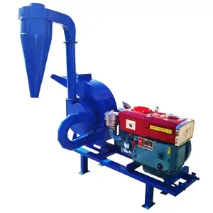 Diesel Small Mobile Wood Chipper Shredder Cutting Machines Wood Himmer Mill Sawdust Pellet Crushing Making Machine Supplier"