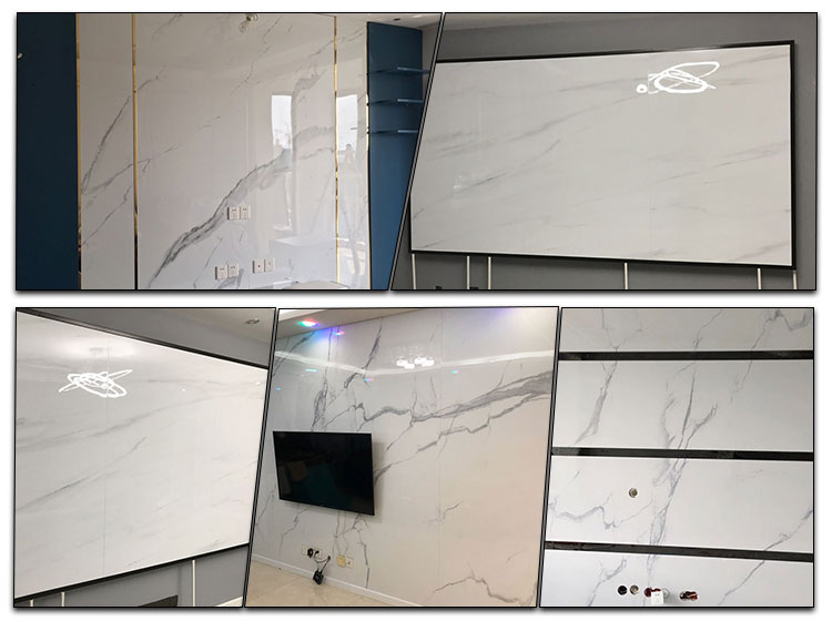 High Glossy Printing PVC Marble Sheet For Wall Decoration