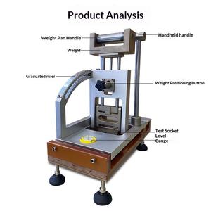 מכונת בדיקה נגד החלקה בעלת דיוק גבוה עבור גומי עקב נעליים, צמיגים וחומרי PU עם אחריות ל-5 שנים - Product Image 3