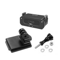 FEICHAO CNC aluminium pour DJI support magnétique Action 2 adaptateur de montage magnétique pour caméra avec support de Base de montage à vis 1/4