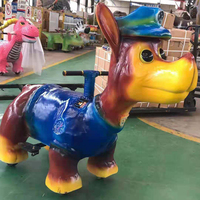 Manège pour enfants en forme de dinosaure animatronique en métal de haute qualité pour parcs d'aventure et centres commerciaux