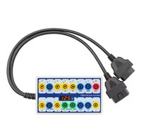 Caja de Conexión para Detector de Protocolos, Caja de Conexión OBDII de 16 Pines, Herramienta de Diagnóstico de ECU para Autos Universales