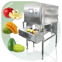 Fruit Appel Oranje Mango Kern Verwijderaar Automatische Industriële Elektrische Gesneden Dunschiller Slice Snijmachine En Schil Machine
