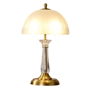 Американская настольная лампа, прикроватная лампа для спальни, минималистичный современный Скандинавский минималистский и теплый рабочий светильник для защиты глаз