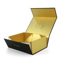 Boîte d'emballage de produit exclusive magnétique en carton de luxe de grande taille personnalisée pour sweat-shirts, chaussures, vêtements avec logo