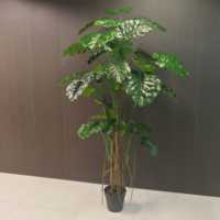 Plante artificielle Monstera de 2,3 m, plante en plastique Monstera Deliciosa, faux bonsaï pour la décoration de bureau et de maison