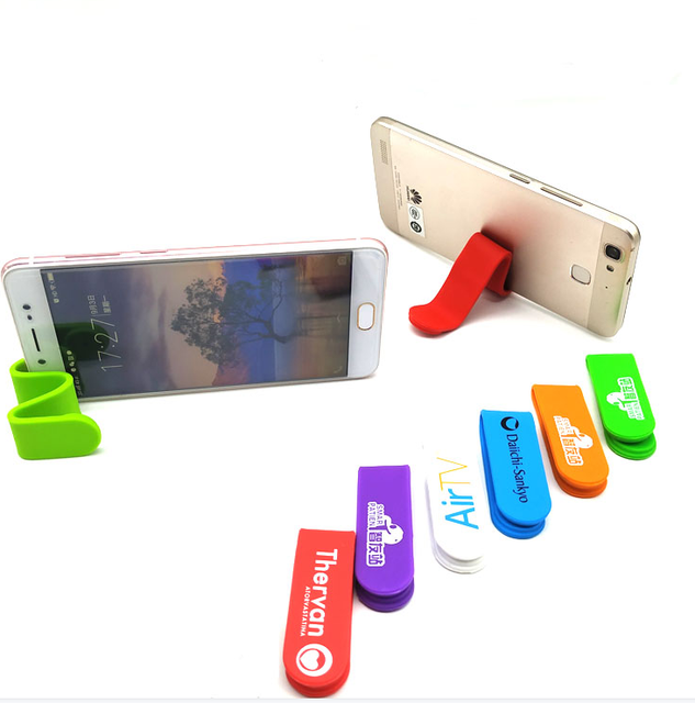 Multifunction M Clips Silicone Magnetic Mobile Phone Stand Holder Earphone Cable Tie