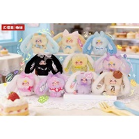 Nouvel Arrivage en Stock : Boîte Mystère Peluche Lapin Trésor à Trois Poches BabyThree, Mignon Pendentif de Sac, Breloque de Sac à Dos, Cadeau d'Anniversaire pour Filles