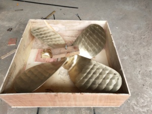 ใบพัดเรือสแตนเลสสตีลสี่ใบพัด คุณภาพสูง ดีไซน์พิเศษ สำหรับเรือเดินทะเล - Product Image 3