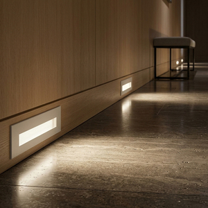Lámpara de Jardín Empotrada de Aluminio IP65 de 4W, Diseño Nuevo de Fábrica, Luz Exterior Impermeable para Pared, <span class=keywords><strong>Escaleras</strong></span> y Escalones, LED Regulable - Product Image 6