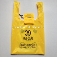 Sac fourre-tout pliant en nylon et polyester, de haute qualité, 5 unités