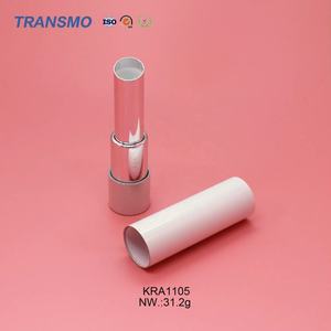 Tube de rouge à lèvres vide en métal avec bouchon à vis pour le mélange de blush et de baume à lèvres - Product Image 5