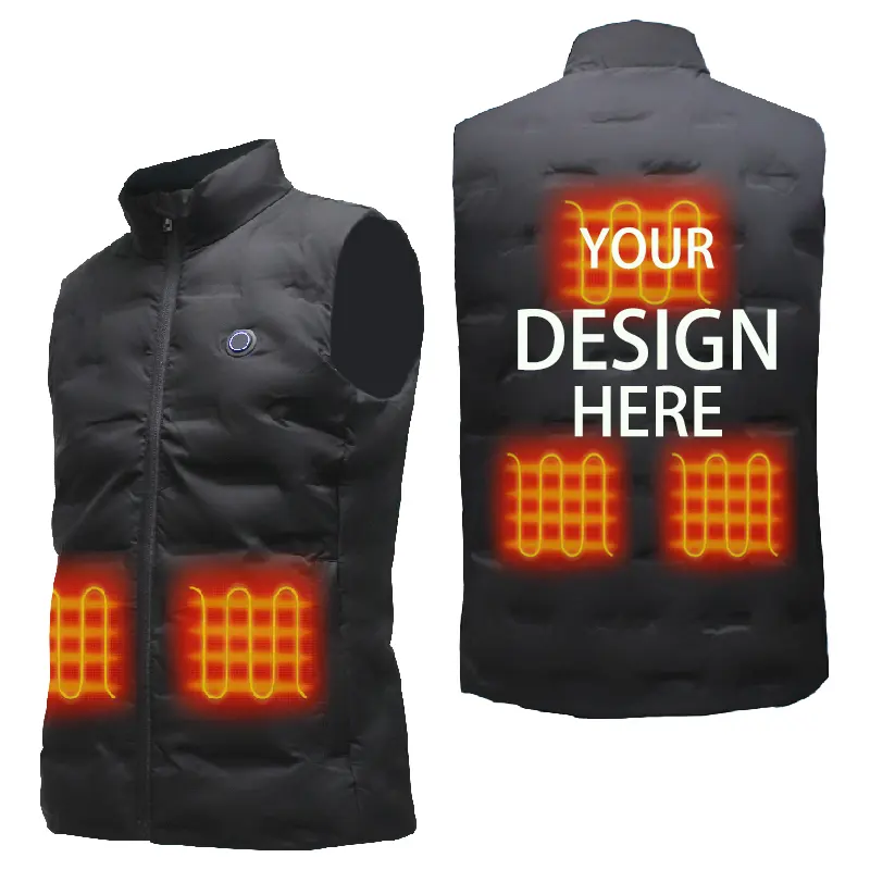 Elektrisches Frauen-Männer-Wärme-Trainer individualisierte Batterie-USB Tauchsport 1000 Taillen-Trainer leichte Heizweste Jacken