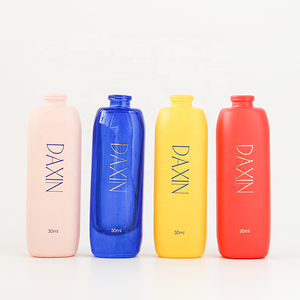 Nhà Máy Giá nước Hoa Trung Tính Phun thủy tinh cũ cổ điển 30ml màu Xanh hoàng gia rõ ràng chai nước hoa thủy tinh Nam chai xịt nước hoa - Product Image 3