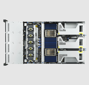 Système de serveur barebone à grande capacité de stockage RS720-E12-RS12U avec 12 baies (4 baies SATA/SAS + 8 baies SATA/SAS/NVME) et 2 alimentations 2700W PSY - Product Image 2