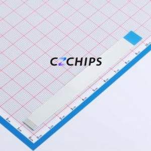 FFC-1.0-9-100-B-4-8 FFC Cable (Flexible Flat Cable) P=1mm Connector 9P 1mm 0.3mm Reverse - Product Image 2