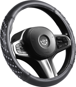 Housse de <span class=keywords><strong>volant</strong></span> antidérapante en cuir PU pour <span class=keywords><strong>femme</strong></span> Décoration intérieure de voiture en caoutchouc - Product Image 1