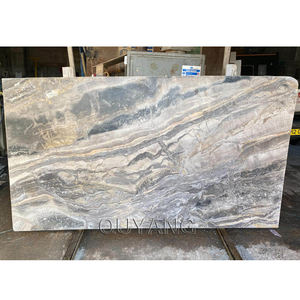 Quyang Moderne Luxe Ontwerp Romeinse Indruk Marmer Onyx Big Slab Muur Vloertegels Natuursteen Keuken Aanrecht - Product Image 6