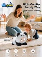 Robot en peluche interactif, compagnon vocal, apprentissage interactif, divertissement, utilisation domestique pour enfants, robot de service en silicone
