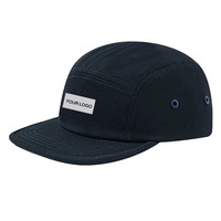 Casquettes Snapback personnalisées avec étiquette tissée, casquettes de baseball non structurées à visière droite, style Dad Hat