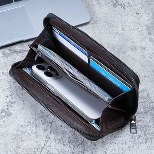 Cartera Corta con Cierre para Hombre, con Ranuras para Tarjetas y Monedero, Diseño Minimalista de Cuero PU Impermeable para Uso Diario - Product Image 2
