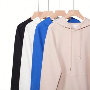 H5573 Hoodies Manufacturer Wholesale Custom Twill 350 Gsm Cotton Blends <b>Drop</b> Shoulder Hoodies Blank Hoodies - Product Image 2