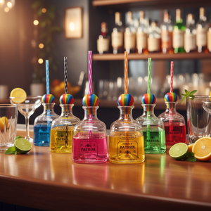 Customizable 375ml PC Plastic Cocktail Wine Glass <strong>Tequila</strong> Bottle Featuring Customizable Logo for Party Occasions Factory <strong>Price</strong> - Product Image 2