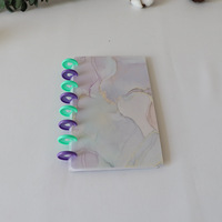 Carnet de budget réutilisable pour le défi d'épargne de 52 semaines, avec enveloppes pour argent liquide et couverture givrée, organisateur d'argent