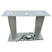Base de table élévatrice électrique à double tube réglable en hauteur pour salle à manger cuisine salle de bain moderne pour bateau marine caravane RV Tatami