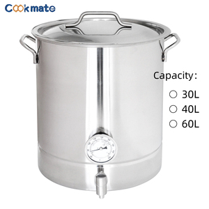 Olla de Cervecería de Acero Inoxidable de 6 a 15.8 Galones para Elaboración Casera de <span class=keywords><strong>Cerveza</strong></span> y Kits de <span class=keywords><strong>Cerveza</strong></span> - Product Image 2