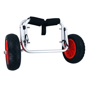 <span class=keywords><strong>Chariot</strong></span> à roues de remorque de <span class=keywords><strong>kayak</strong></span> léger portatif transporteur de bateau de canoë de <span class=keywords><strong>kayak</strong></span> de 1 personne avec la sangle d'arrimage - Product Image 3
