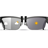 Lunettes Intelligentes 8MP Vidéo 1200P Musique IA Commande Vocale Tactile WiFi Traduction Chargement Magnétique