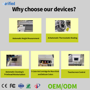 3050 A3 紫外平板喷墨打印机爱普生打印头适用于 PVC 标签贴纸卡片玻璃织物数字商业打印机 - Product Image 3