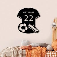 Letrero LED de Neón Personalizado con Diseño de Camiseta de Fútbol, Alimentado por USB, Decoración Deportiva para Pared, Ideal para Bares, Fiestas y Regalos