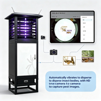 Lampe de surveillance des parasites agricoles solaire IoT YONGAGRI, piège d'observation des insectes PLC avec caméra HD et positionnement GNSS multimode