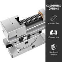 Étau de fraisage universel inclinable de précision pour assemblage industriel, en acier, réglable multi-angles, pince de maintien de pièce personnalisable OEM/ODM