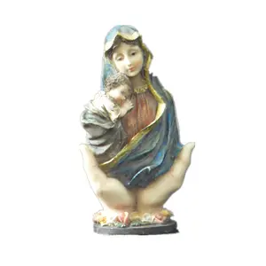 Artesanía de poliresina, escultura de estatua de María, serie religiosa, estatuas Católica