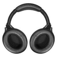 Headphone gigi biru kualitas tinggi dengan Earmuff besar nyaman dan tersedia Headset Over-ear nirkabel mendukung kustomisasi
