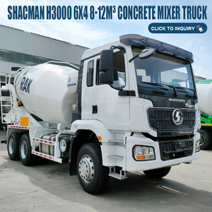 Camion malaxeur à béton SHACMAN H3000 6X4 8-12m³ Euro 2 Diesel prêt à l'emploi pour le transport de ciment - Product Image 2