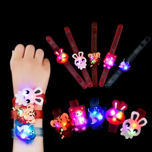 Wholesale Led Cheap Kids Bracelet Toy Light up Children Wrist Band Watch Flashing Led Children Party Gift