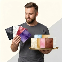 Sachets de café suspendus personnalisés en stock avec papier kraft et feuille d'aluminium pour l'emballage du café moulu, pour usage manuel (pour le café filtre)