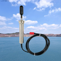 Medidor de Corriente Marina IP68, Boya de Detección de Corriente Oceánica de Aleación de Titanio, Kit Oceanográfico Electromagnético a Prueba de Agua