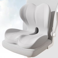 Siège de voiture ergonomique personnalisé, chaise de bureau, soutien lombaire en mousse à mémoire de forme, dossier et coussin orthopédique pour soulager la colonne vertébrale