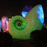 Modèle d'escargot de mer gonflable modèle de conque gonflable dessin animé animal gonflable pour événements pour la décoration pour la publicité