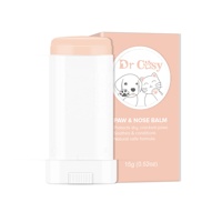 Baume hydratant naturel et sûr à lécher pour chiens et chats, soigne la sécheresse nasale et les pattes gercées, apaise, protège, 15g