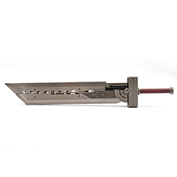 Épée de jouet en métal en alliage de zinc amovible, modèle Cloud Strife de 34 cm, style jeu FF, pour cosplay et cadeau