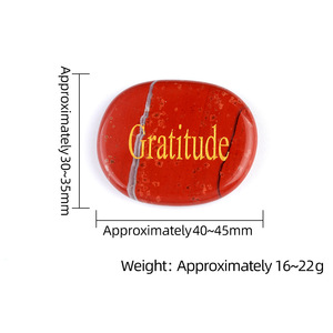 <strong>Engraved</strong> Gemstone <strong>Chakra</strong> Healing <strong>Stone</strong>, Worry <strong>Stone</strong> - Product Image 5